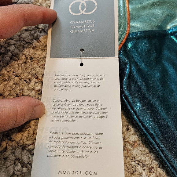 Mondor girls gymnastics leotard NWT - Picture 4 of 5